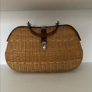 Vintage Wicker Purse